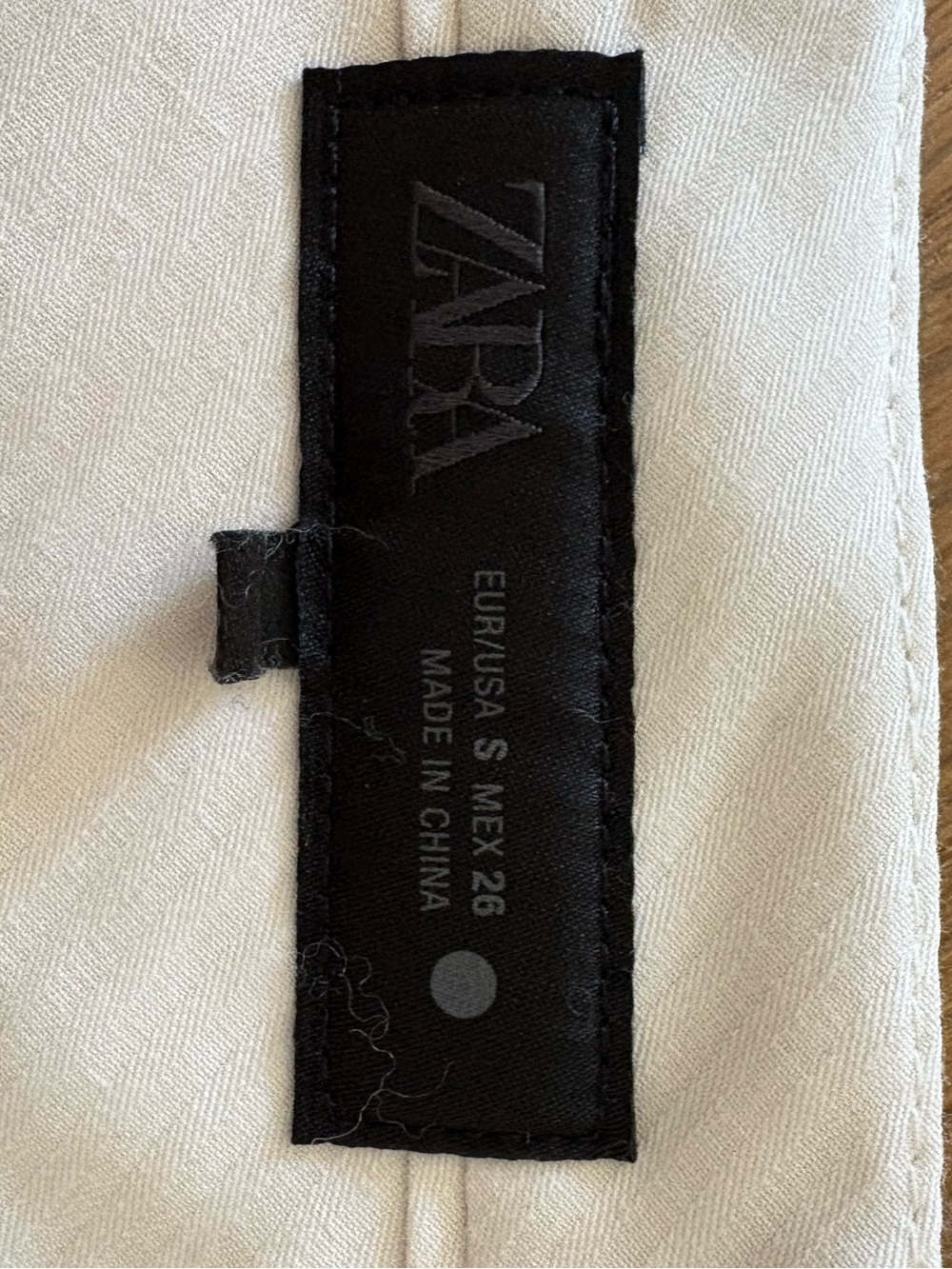 ZARA champagne gold high-waisted balloon pant - Picture 3 of 3